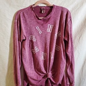 Pink VS long-sleeved